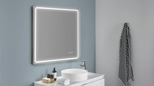 Vonios veidrodis FOCCO MIA DEFOGGER, 60 x 80 cm, LED 3000-6000K, su dimer., antiras. f-ja - 4