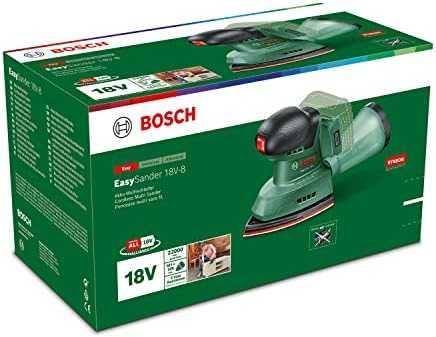 Akumuliatorinis trikampis šlifuoklis BOSCH EasySander 18V-8 Solo, 18 V, 149 x 101 mm, be akumuliat. - 4