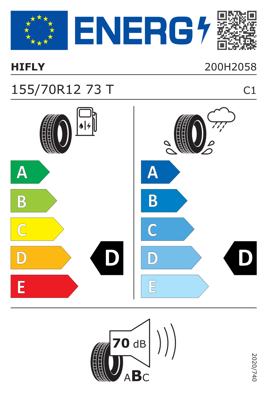 Hifly HF201 155/70 R12 73 T - 2