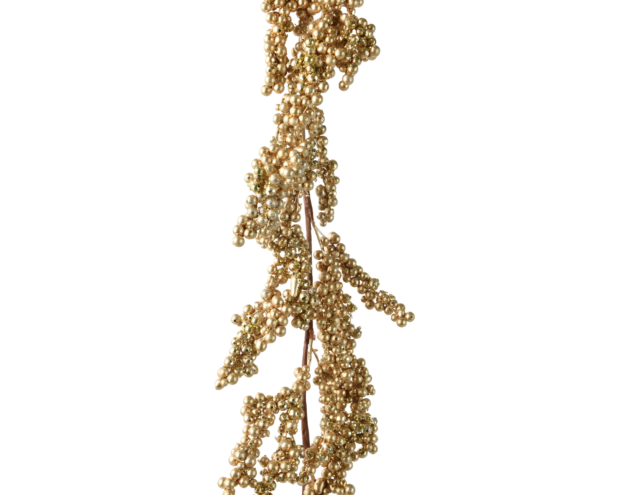 Girlianda BERRIES, auksinės sp., 5 x 10 x 130 cm, 1 vnt-0