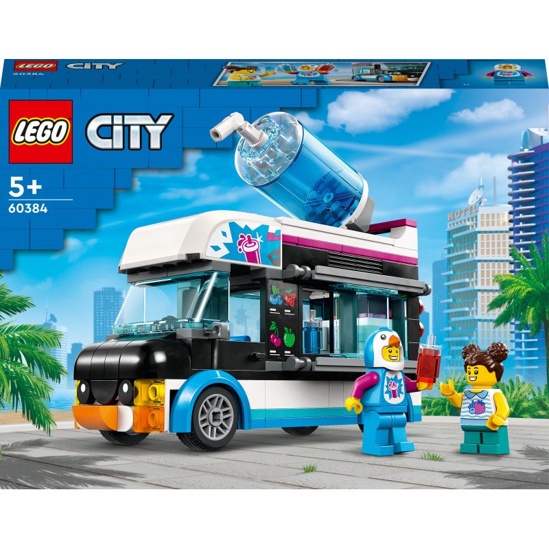 Konstruktorius LEGO City Penguin Slushy Van 60384 - 1