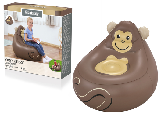 Pripučiamas fotelis Bestway Monkey, 72 x 72 x 64 cm - 3