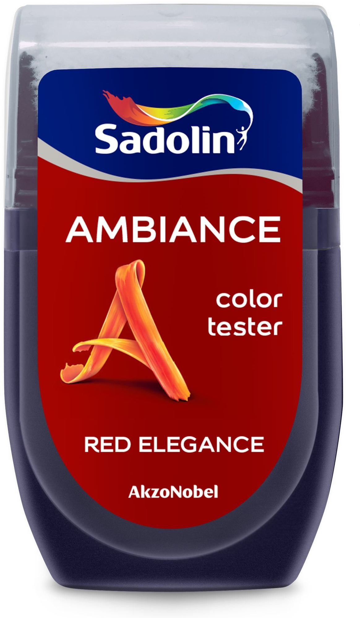 sp. testeris SADOLIN AMBIANCE RED ELEGANCE, visiškai matiniai, 30 ml