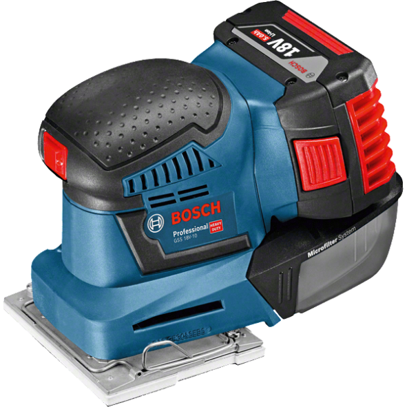 Akumuliatorinis vibracinis šlifuoklis BOSCH PRO GSS 18V-10 solo (be akum.)-1