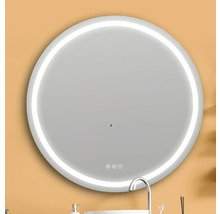 Vonios veidrodis FOCCO MIA ROUND, 60 cm, LED 3000-6000K, su dimeriavimo, antirasojimo f-ja-0