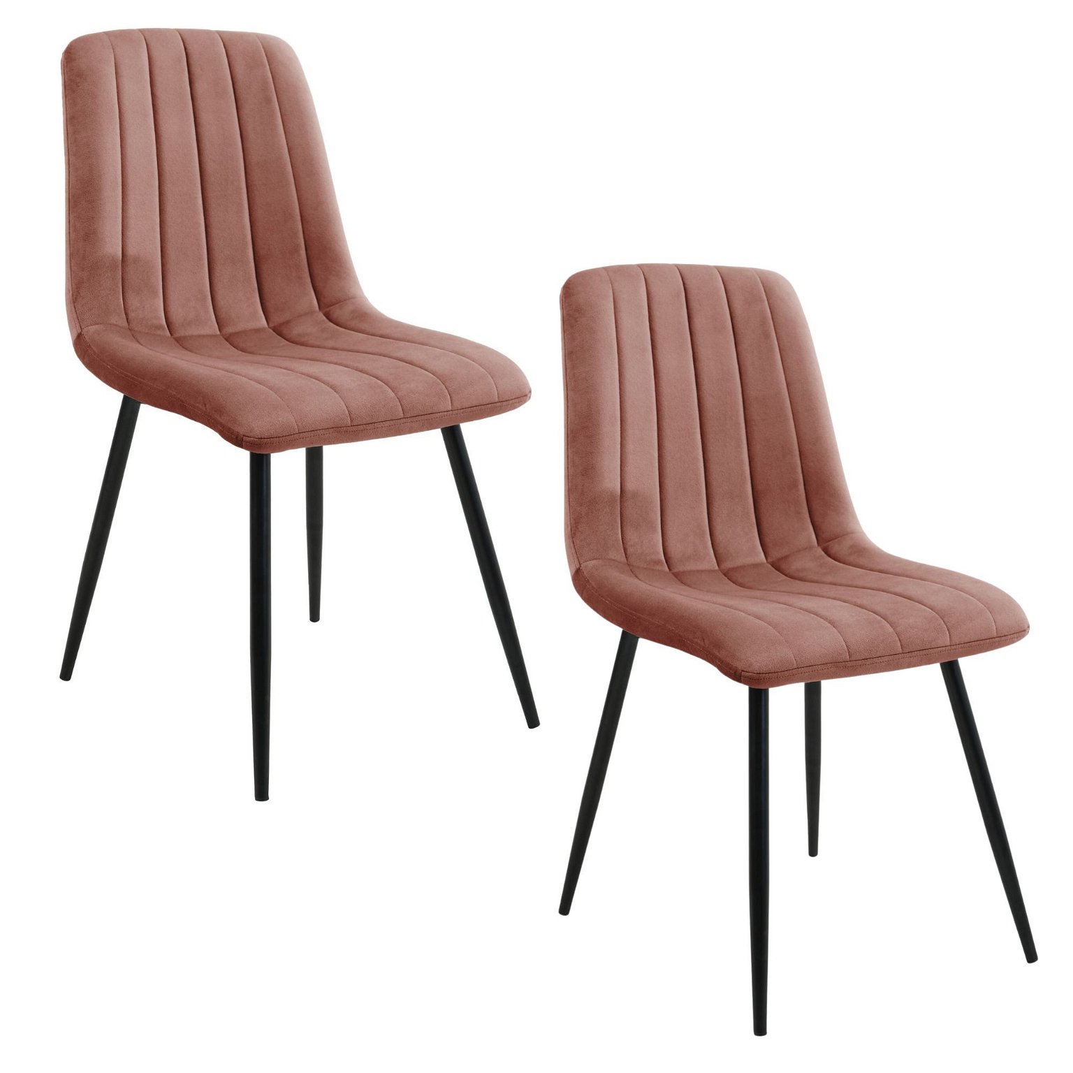 2-ių kėdžių komplektas SJ.9, rožinė