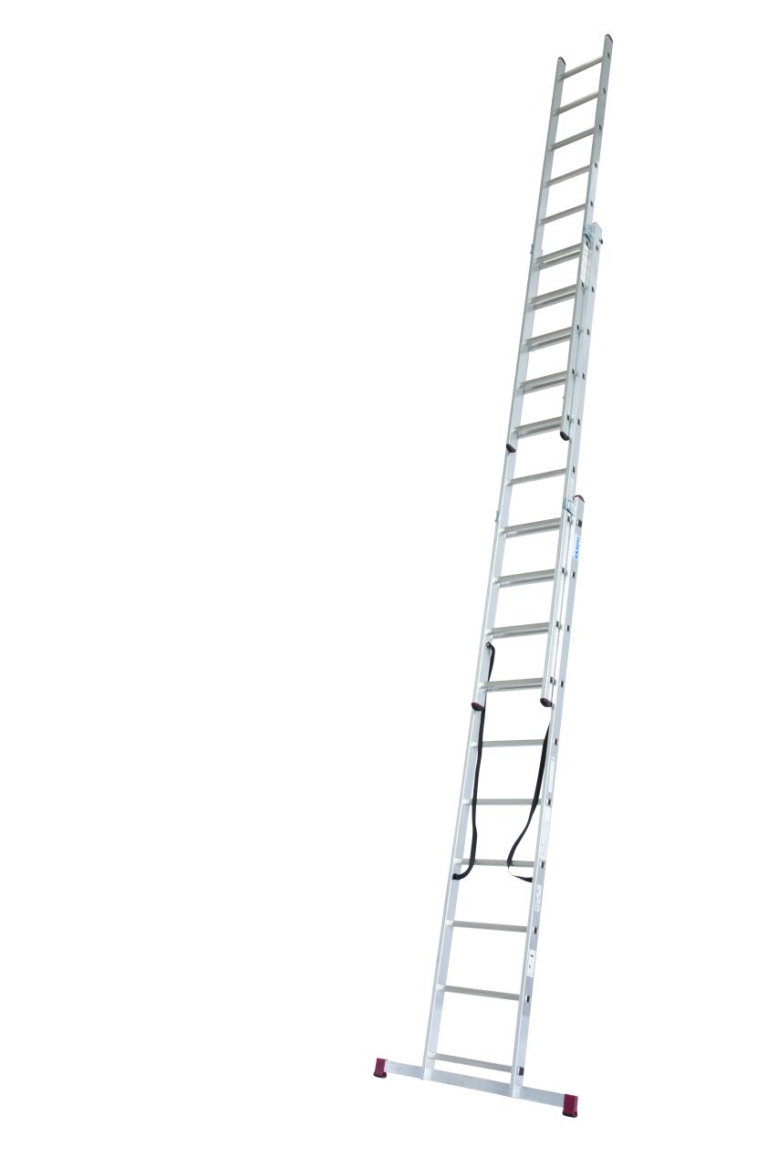 Kopėčios CORDA TR 033406, 3 x 10, aliumininės, universalios, pastatomos ant laiptų - 3
