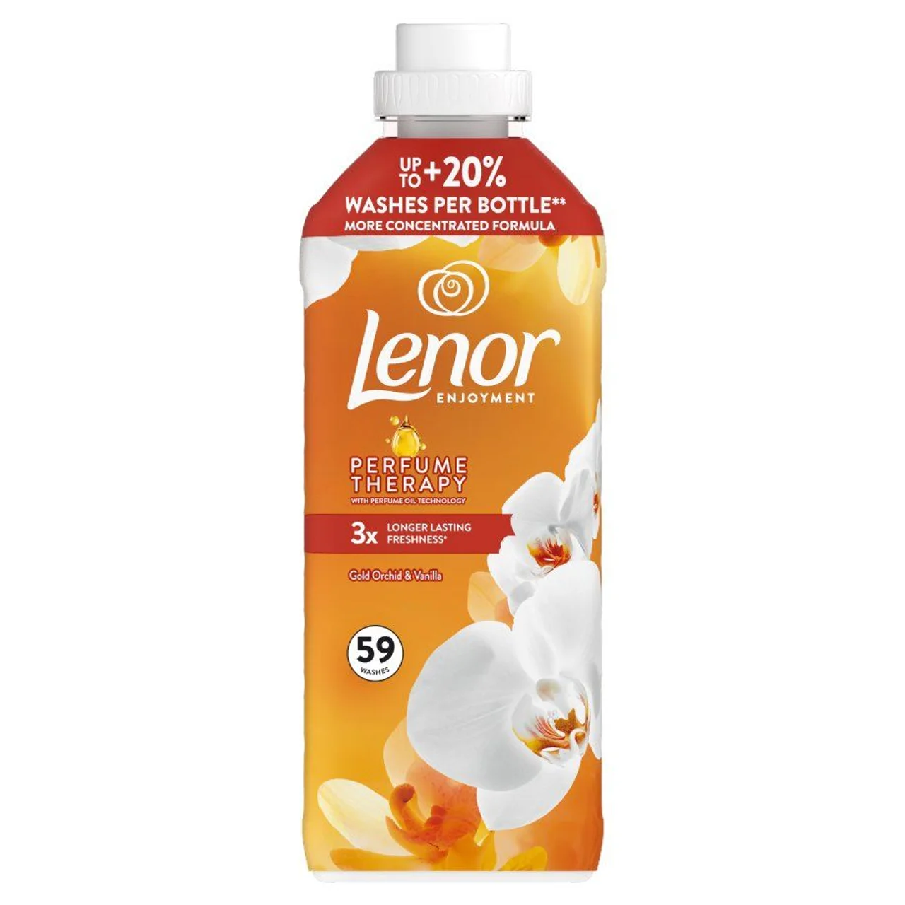 Minkštiklis LENOR Gold Orchid&Vanilla, 59 skalb., 1239 ml