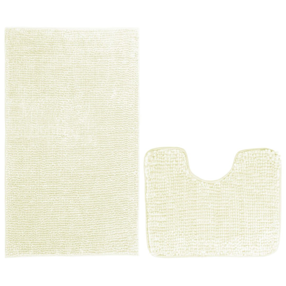 Vonios kilimėlių rinkinys AmeliaHome BATI White,  50x80 cm  ir 40x50 cm - 7