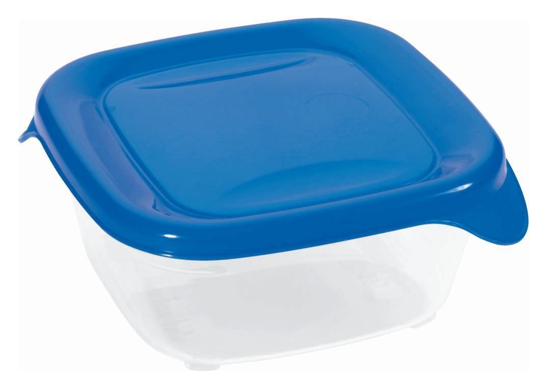 Maisto laikymo dėžutė CURVER FRESH&GO, mėlynu dangteliu, h7 x 19,5 x 19,5 cm, 1,7 L