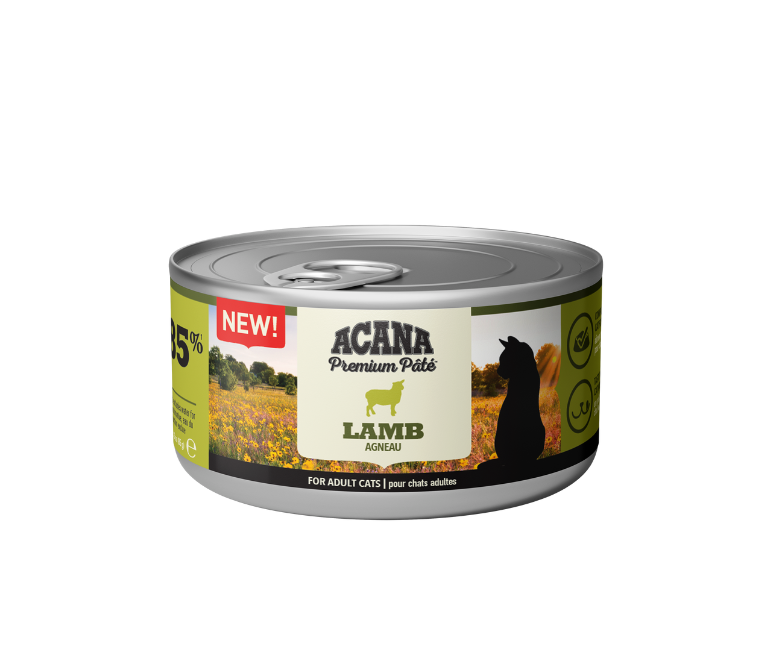 Konservuotas kačių ėdalas Acana Premium Pate Lamb, 85 g