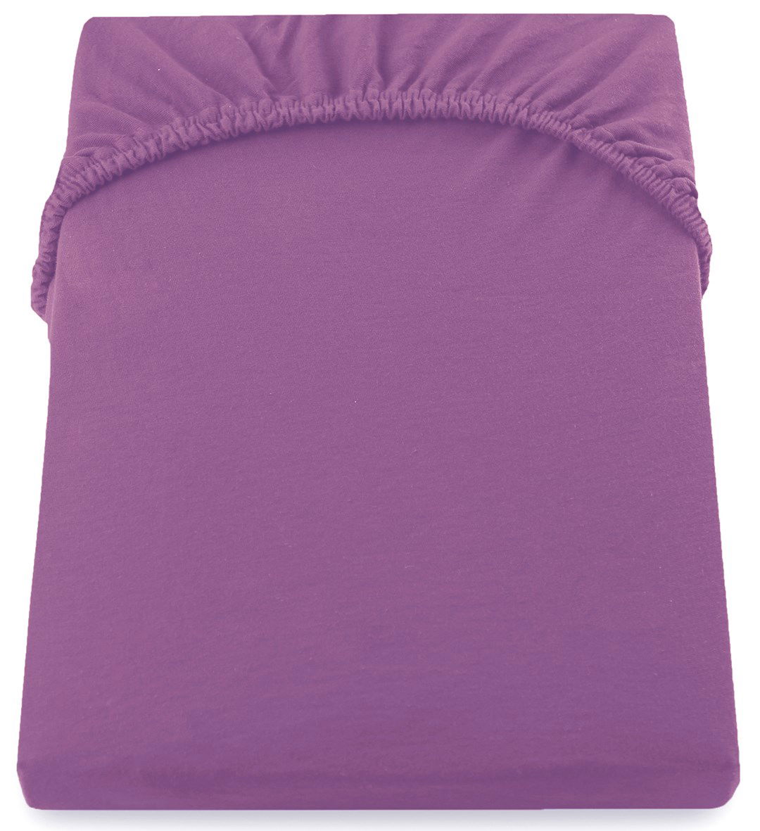 Jersey paklodė su guma Decoking AMBER Violet, 200x220 cm - 5