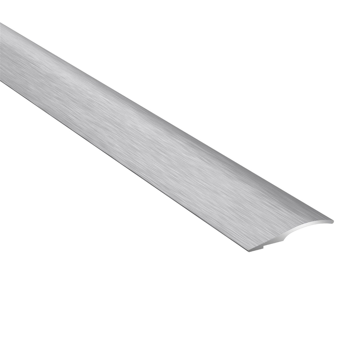Aliumininė grindų juostelė PRO26 B1, šukuoto sidabro sp., 26 mm pločio, 93 cm ilgio