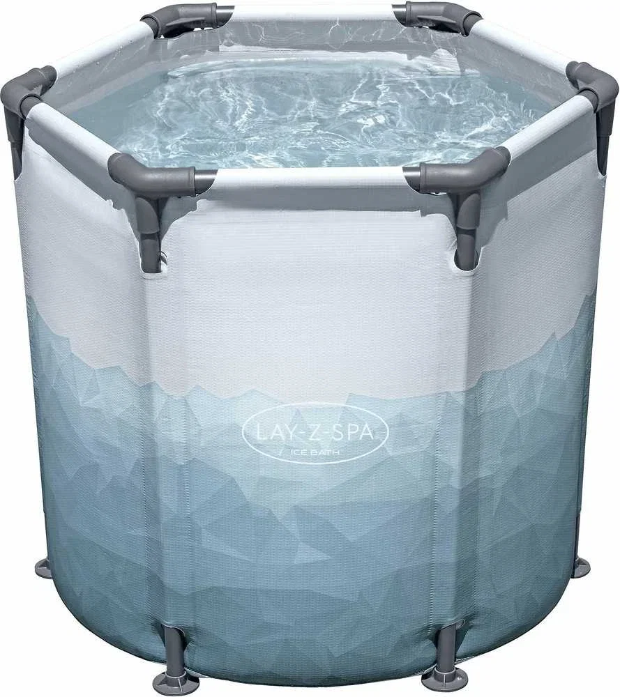 Ledo vonia BESTWAY Layzspa, 6002K, 253 l, mėlynos/pilkos sp.-0