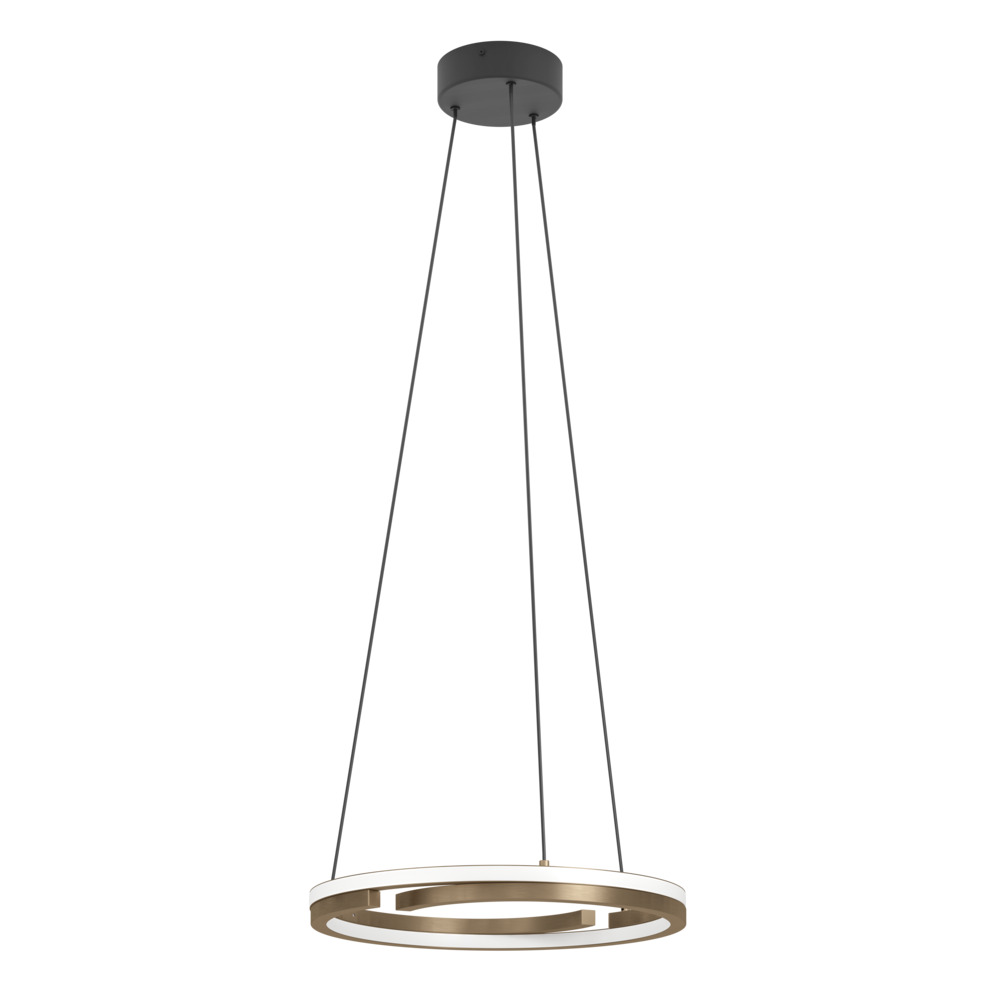 Pakabinamas LED šviestuvas EGLO MEZZOMONTE, 20W CCT 2700-6500K + TW, 3200lm DIM, Ø48x110cm, su pultu-0