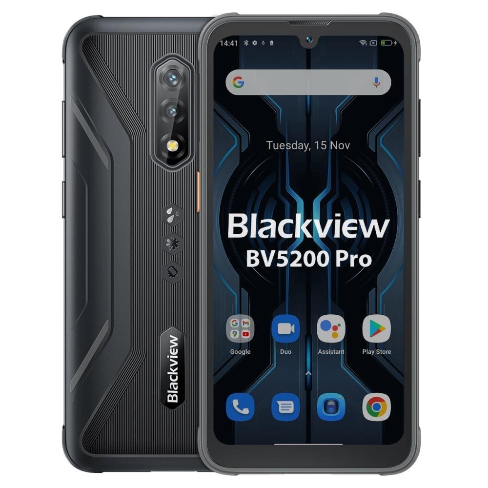 Mobilusis telefonas Blackview BV5200 Pro, juodas, 4GB/64GB - 1