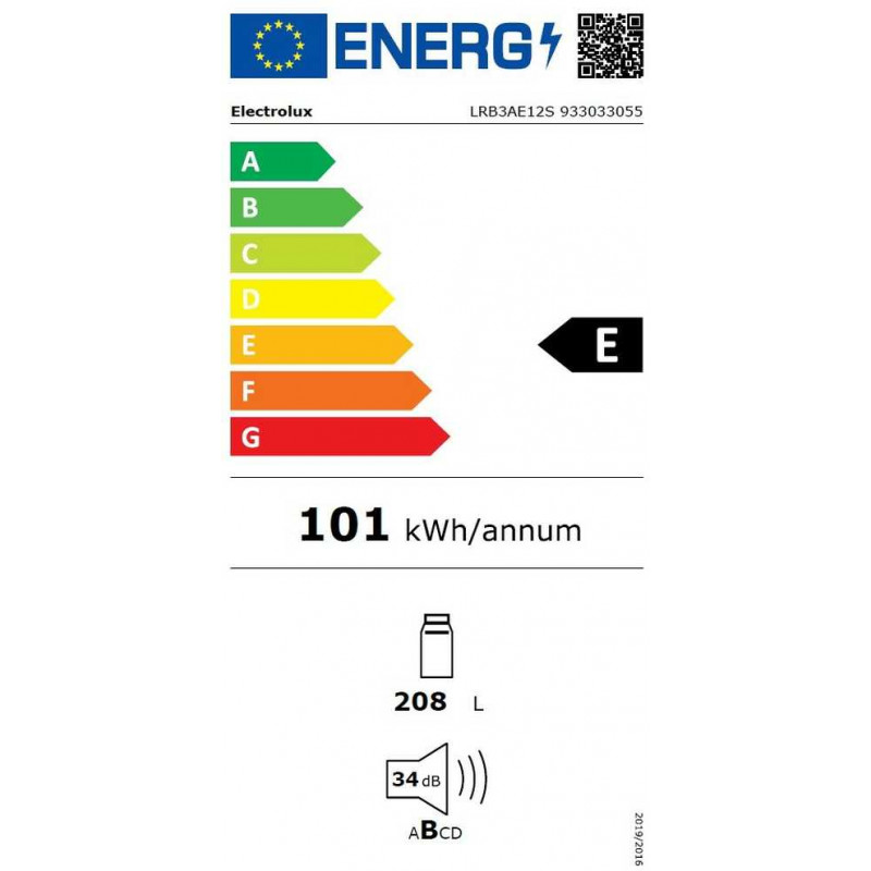 Įmontuojamas šaldytuvas Electrolux LRB3AE12S - 4