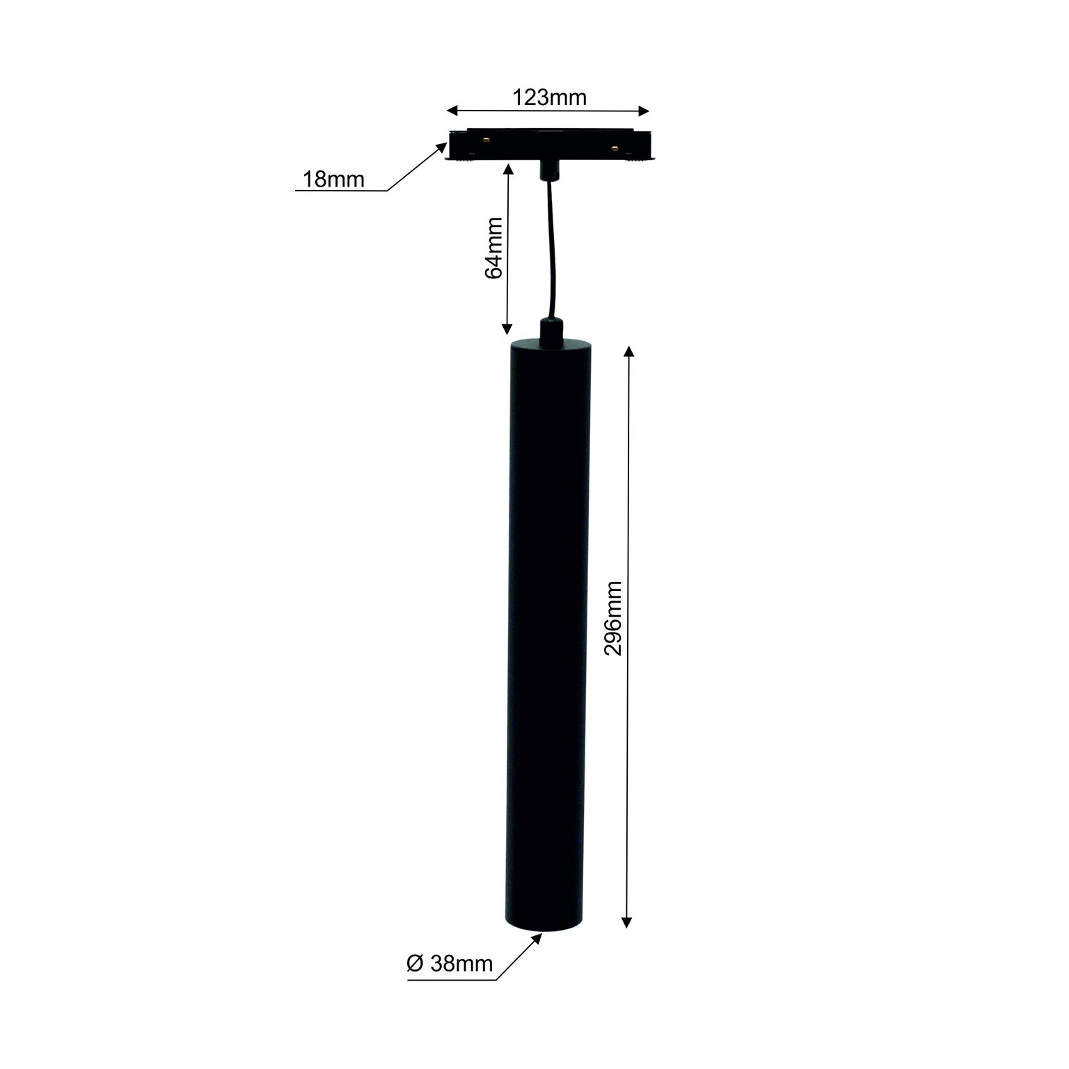Išmanusis magnetinis LED bėgelių šviestuvas VESTALIGHT VESTA1059M, 7W, 3000-6000K, 630lm-1
