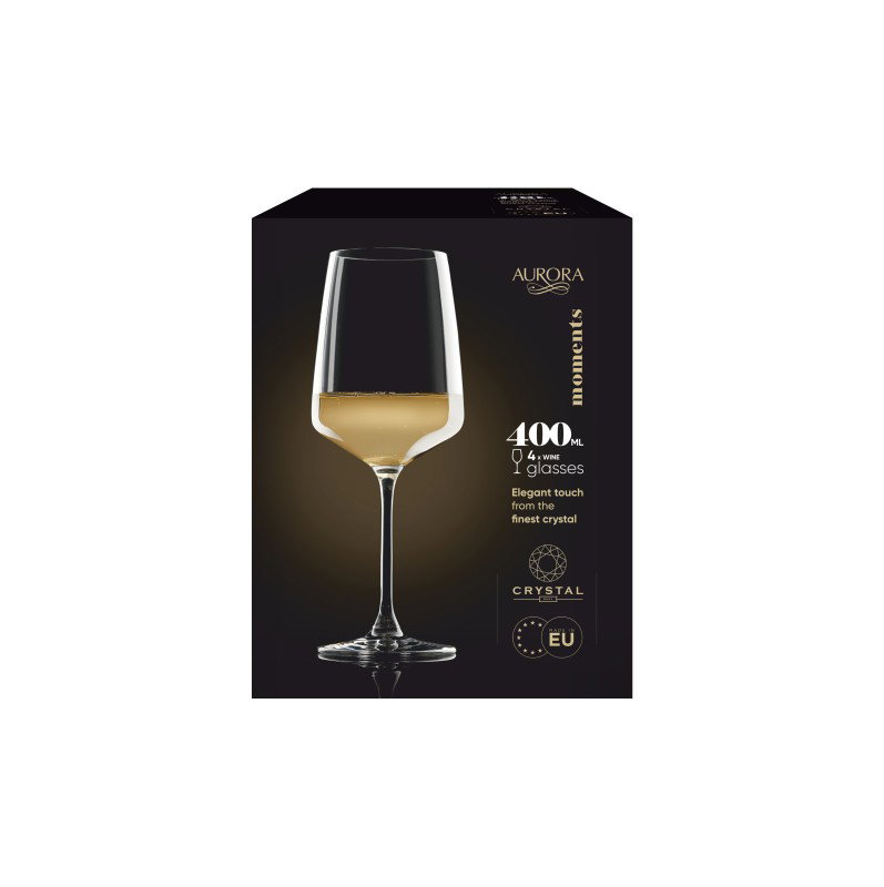 Vyno taurės AURORA NOLA, 430 ml, 6 vnt - ermitazas.lt