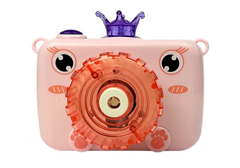 Muilo burbulų mašina Fotoaparatas, rožinis - 5