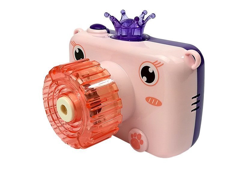 Muilo burbulų mašina Fotoaparatas, rožinis - 6
