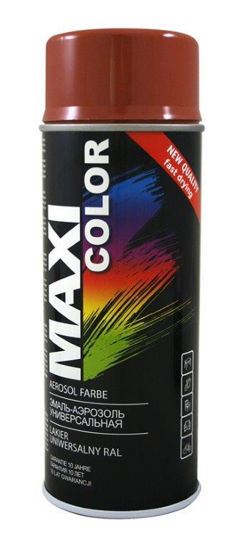 Purškiami dažai MAXI-COLOR RAL8004, vario rudos sp., 400 ml-0