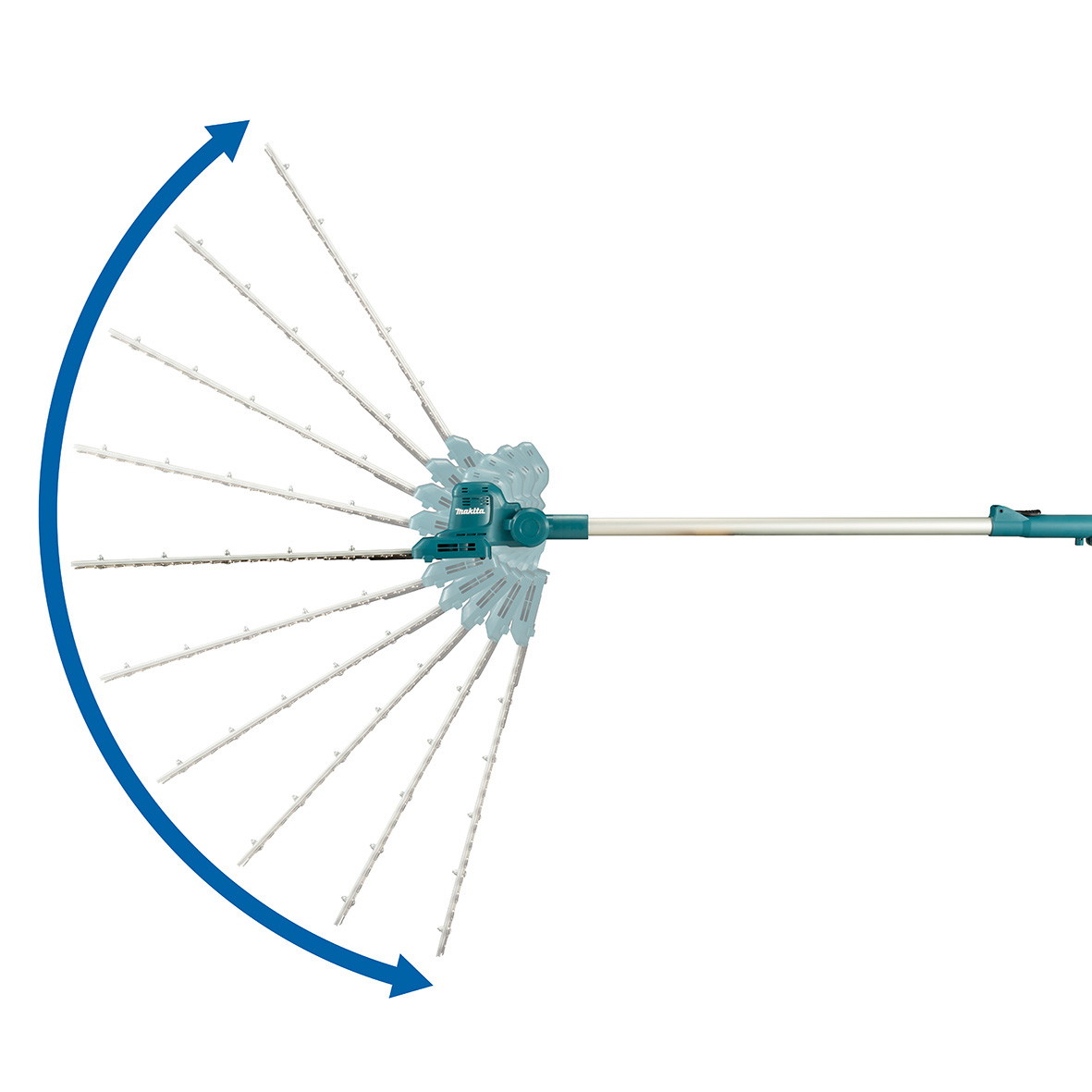 Akumuliatorinės teleskopinės gyvatvorių žirklės MAKITA DUN461WZ, 18 V, 460 mm, 3,0kg, be akumuliatoriaus - 3