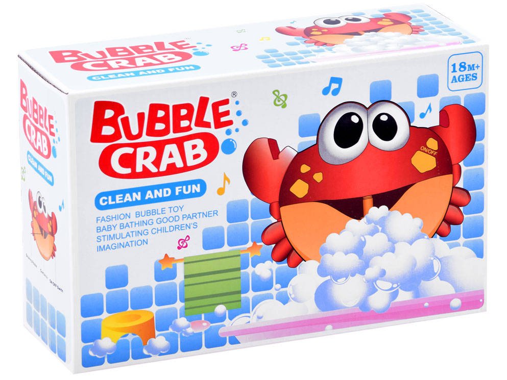 Burbulus leidžiantis vonios žaislas Krabas - 7
