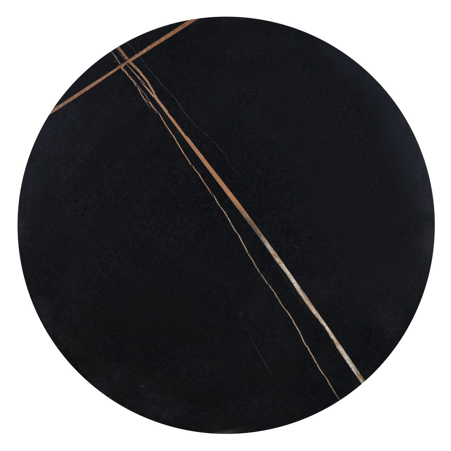 Kavos staliukas Scalita, aukso sp./juoda sp., 50 cm x 50 cm x 57 cm-1
