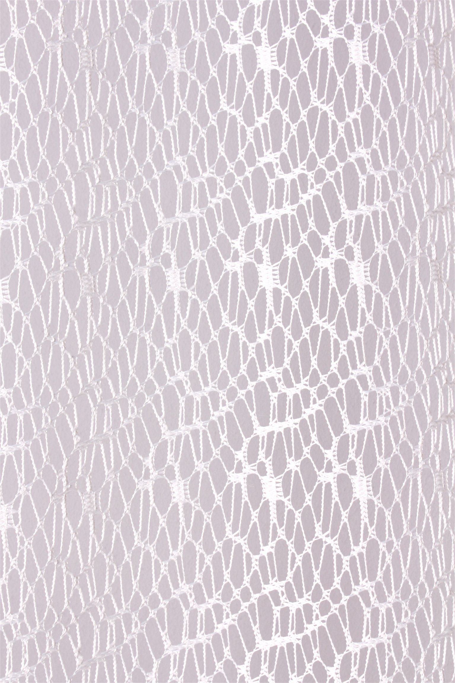 Dieninė užuolaida REDA, su žiedais, baltos spalvos, 140 x 245 cm - 2