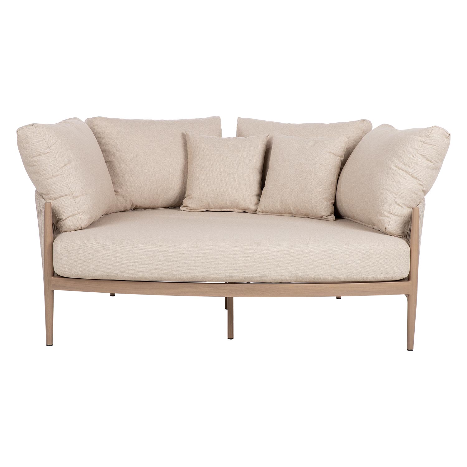 Lauko baldų komplektas Sofa MEDINA 163,5x143,5xA71,5cm, smėlio spalvos - 2