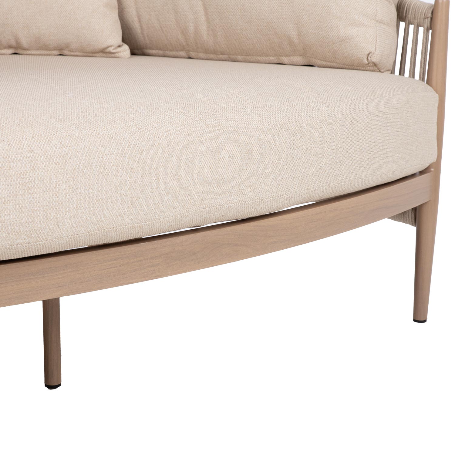 Lauko baldų komplektas Sofa MEDINA 163,5x143,5xA71,5cm, smėlio spalvos - 6
