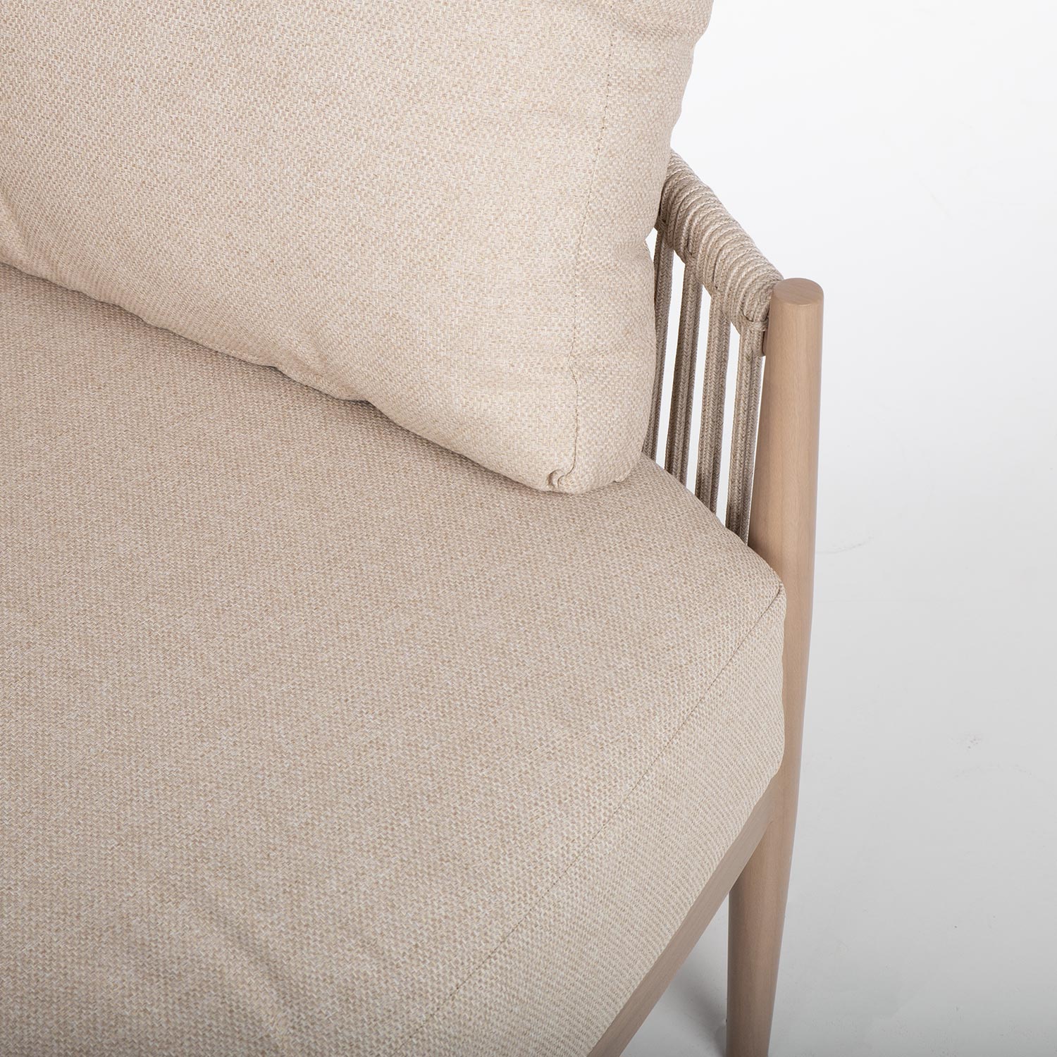 Lauko baldų komplektas Sofa MEDINA 163,5x143,5xA71,5cm, smėlio spalvos - 5