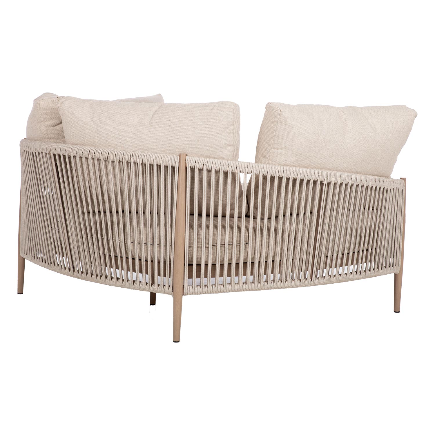 Lauko baldų komplektas Sofa MEDINA 163,5x143,5xA71,5cm, smėlio spalvos - 3