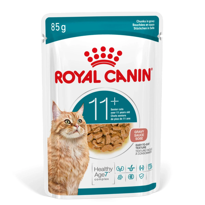 Konservuotas senstančių kačių ėdalas ROYAL CANIN FHN Ageing 11+, padaže, 85 g-0