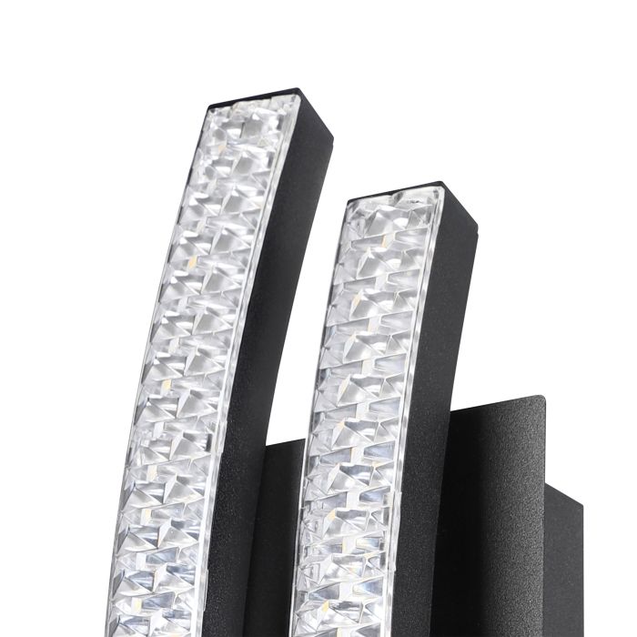 Sieninis LED šviestuvas EGLO LEJIAS, 8W, 1050lm, 3000K, juodos sp., 7,5x9,5x29,2 - 3