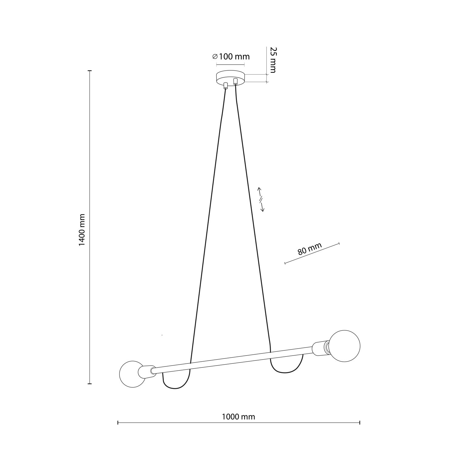 Pakabinamas šviestuvas TK LIGHTING HELIX WOOD 2, 2xE27 15W LED-2