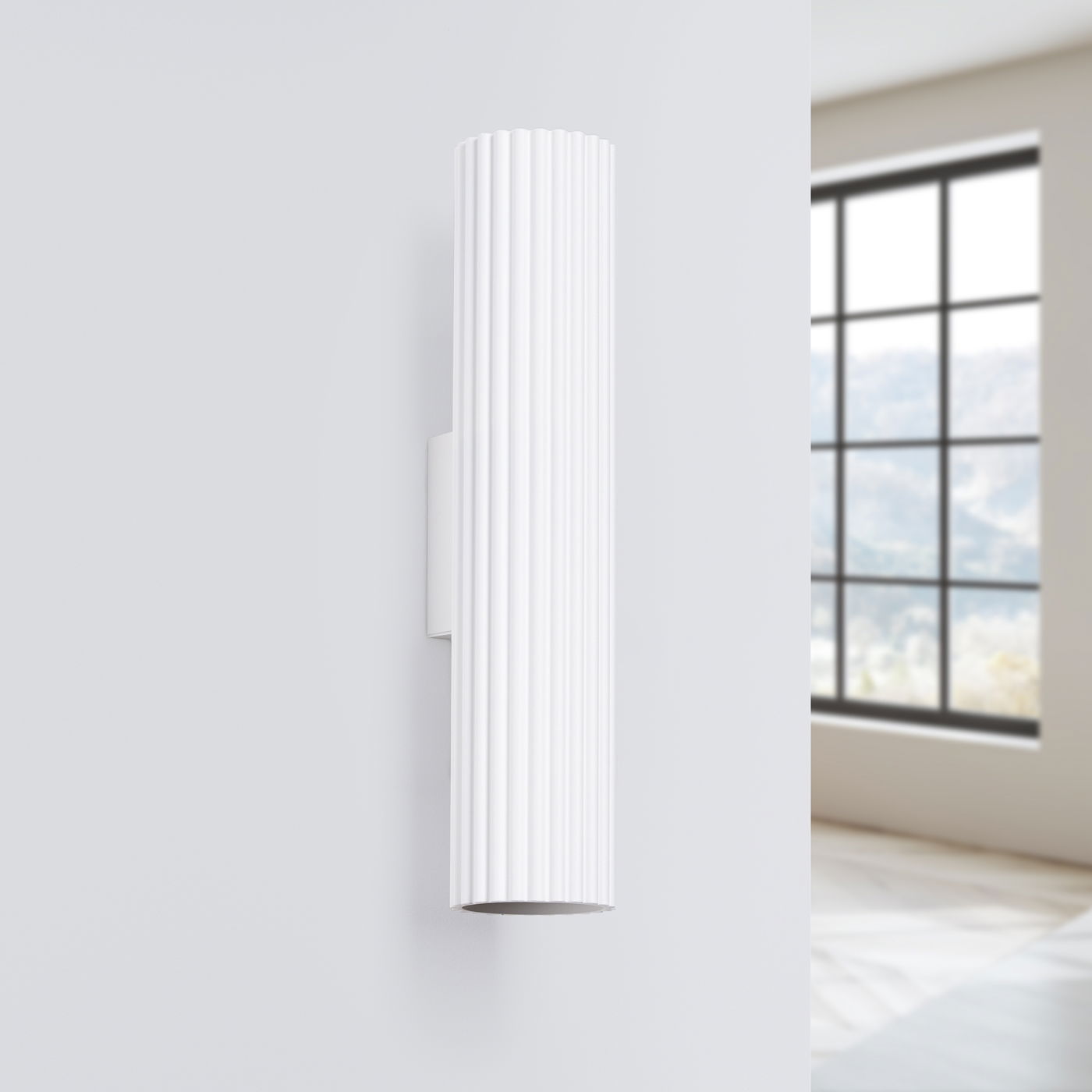 Sieninis šviestuvas SOLLUX KARBON 30, GU10, 2 x max 10W LED, balta - 2