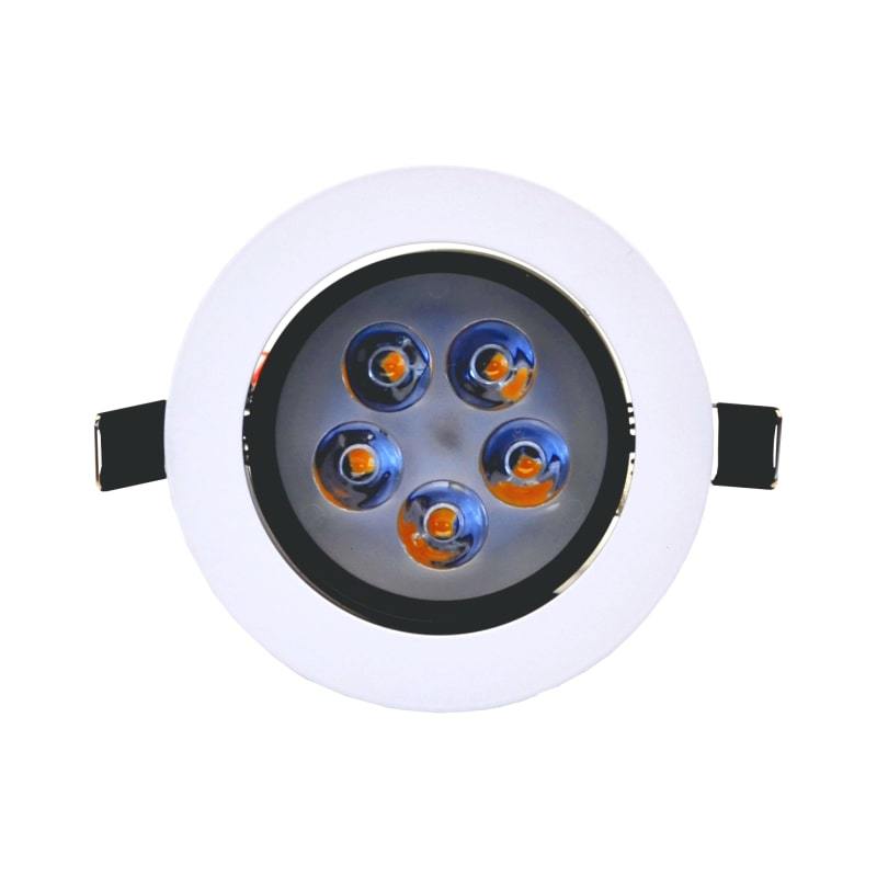 Įmontuojamas LED šviestuvas TOPE ANDA, 5 W, 351 lm, 3500K, IP40, baltos sp., apvali f. - 4