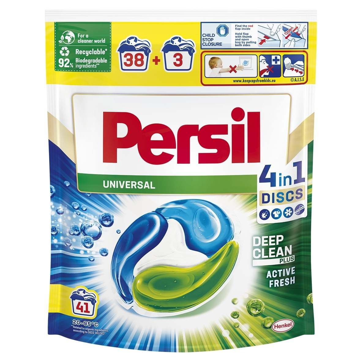 Skalbimo kapsulės PERSIL Discs Regular Doy, 41 skalbimas