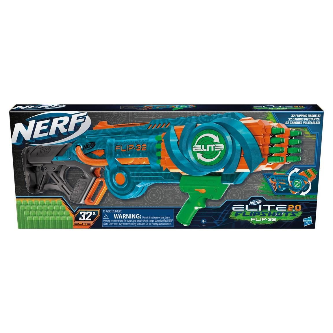 Žaislinis šautuvas NERF ELITE 2.0 FLIP 32-0