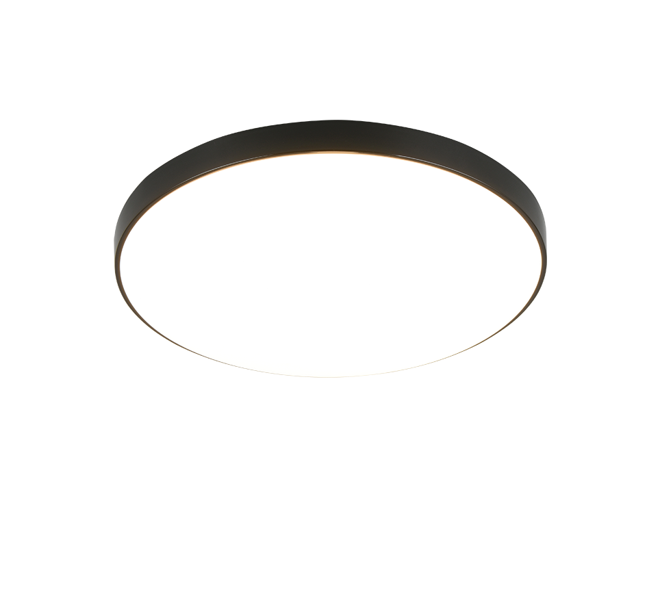 Plafoninis LED šviestuvas REALITY SPICA, IP44, 18 W, 4000 K, 2000 lm, juodos sp, Ø27x6 cm-0