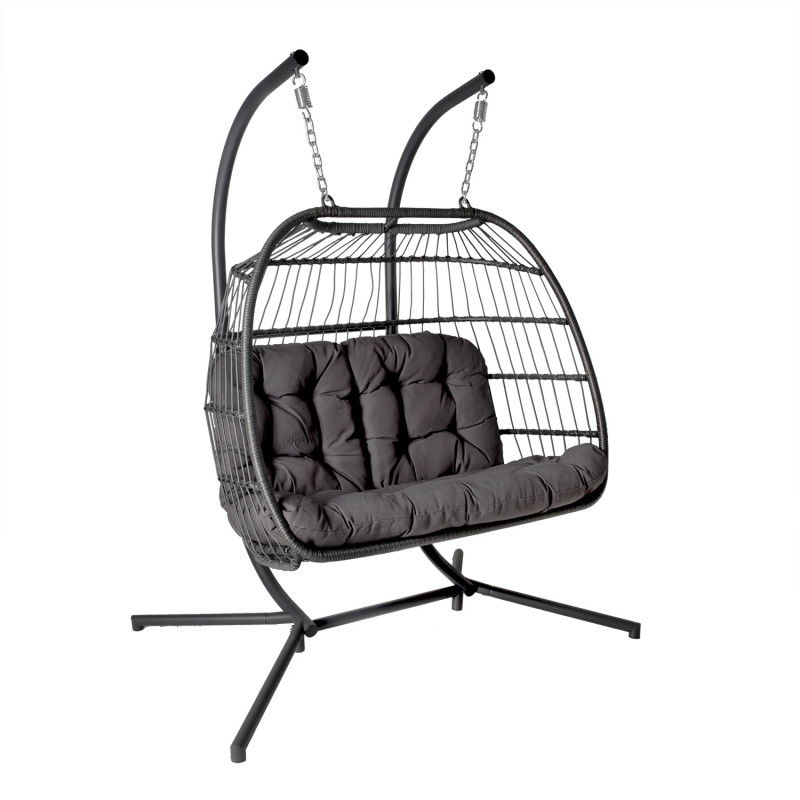 Pakabinamas krėslas YOYO 2, 152 X 107 X 198 cm, pilkos sp.-0