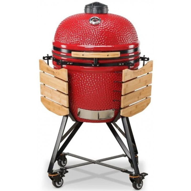 Keraminė kepsninė KAMADO BONO GRANDE 23, 59 cm, raudonos sp. - 4