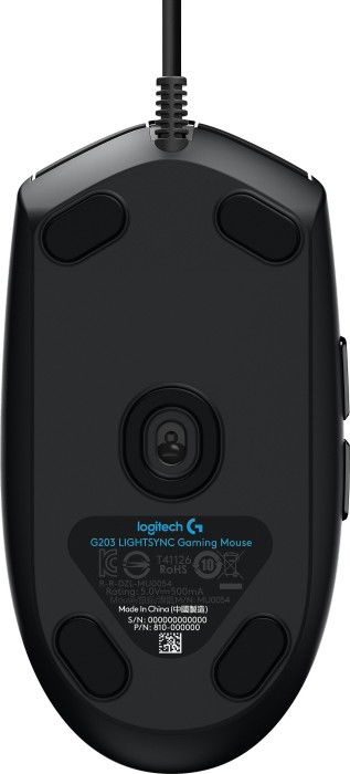 Žaidimų pelė Logitech G203 Lightsync, juoda-1