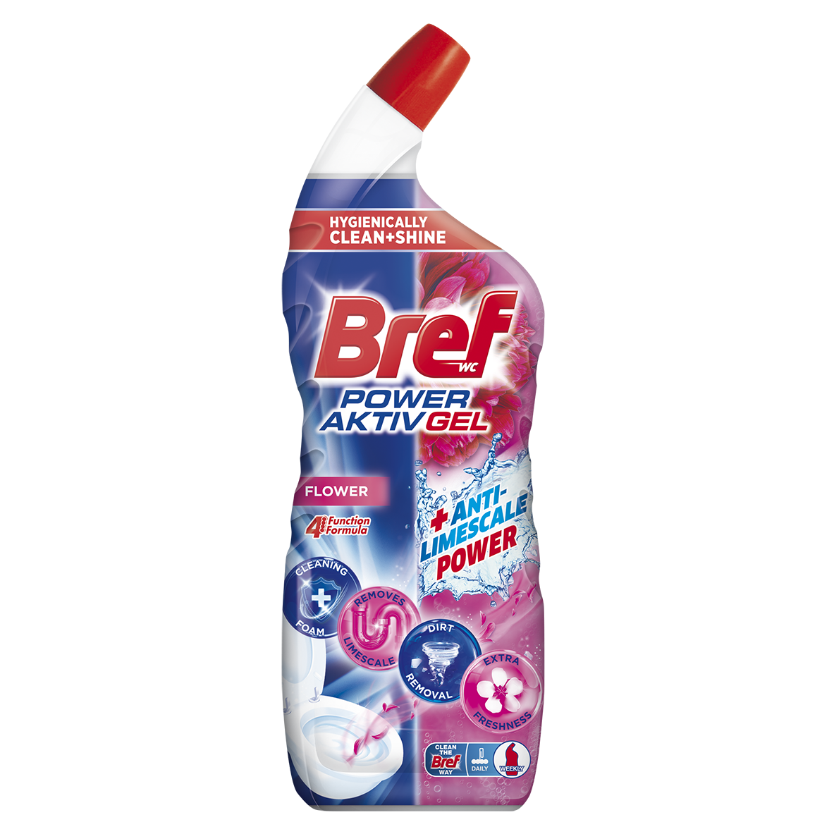 WC valiklis BREF Power Active Floral Delight, 700 ml-0