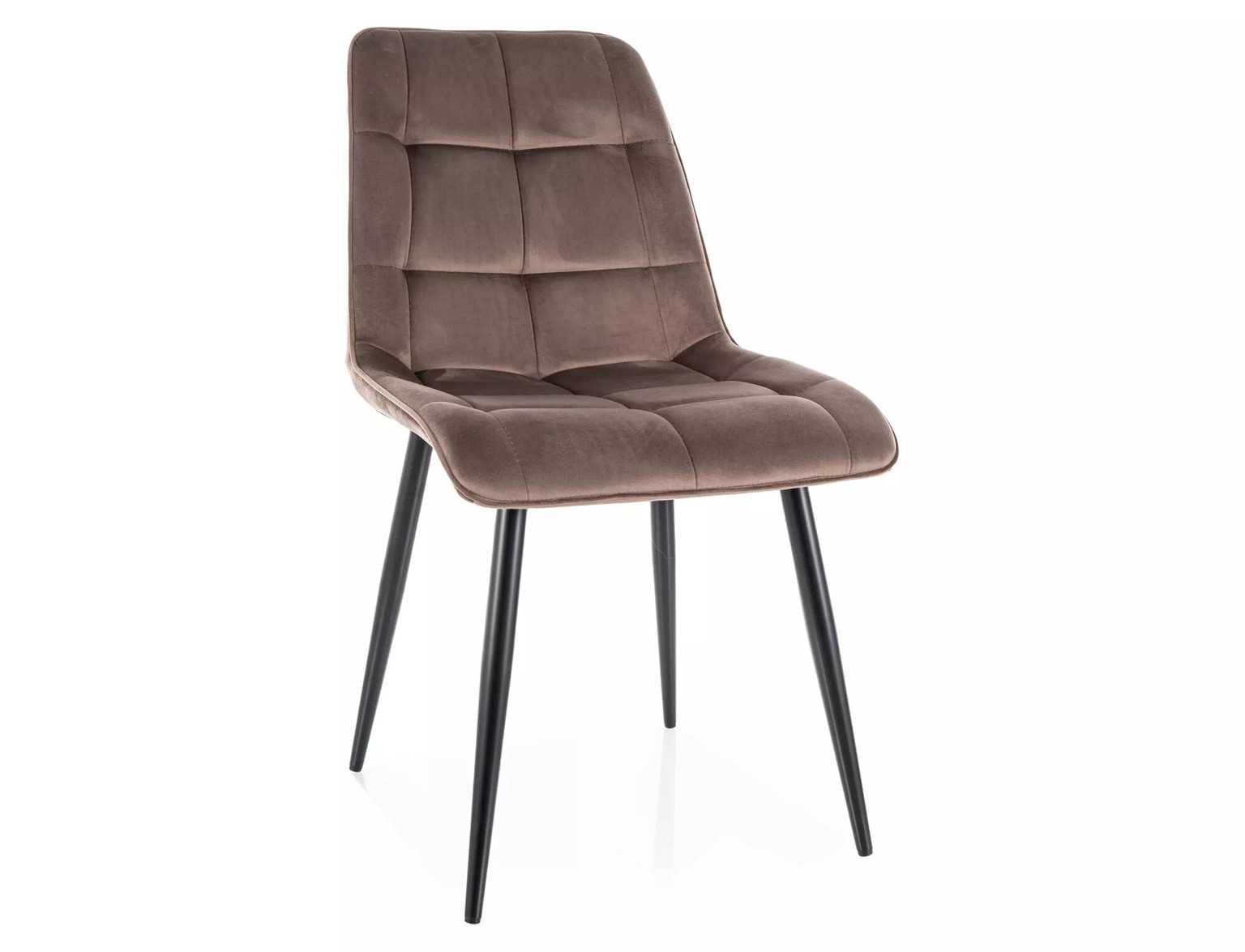 Kėdė Chic Velvet, ruda-0