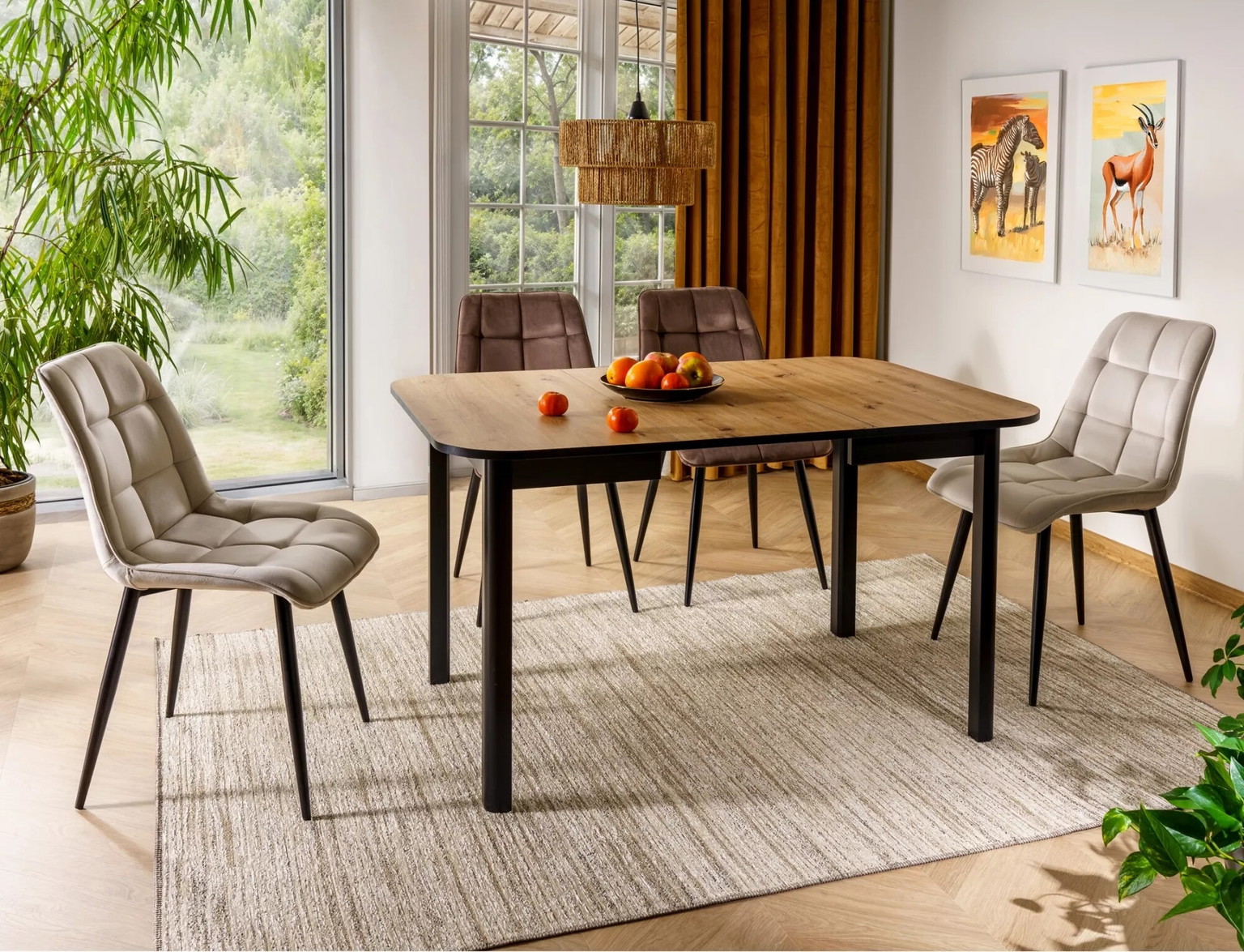 Kėdė Chic Velvet, ruda - 6