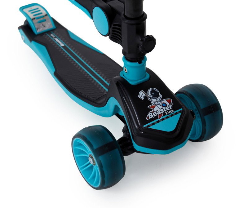 Vaikiškas paspirtukas Beaster Kids BS603, juoda/mėlyna - 8