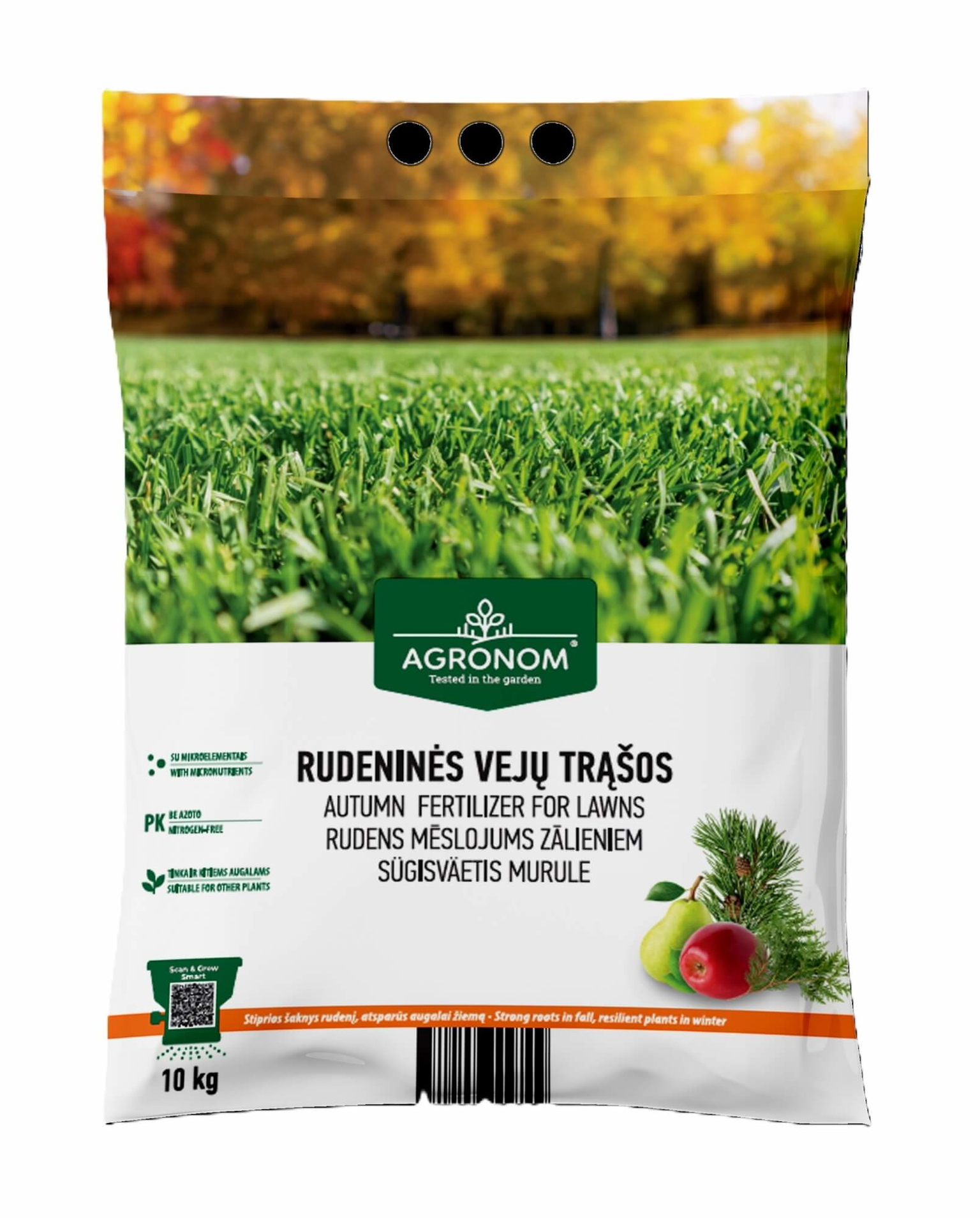 Rudeninės vejų trąšos AGRONOM, 10 kg-0